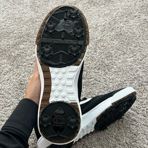 Golf Vans Men's Black Sneakers with Custom Cleats